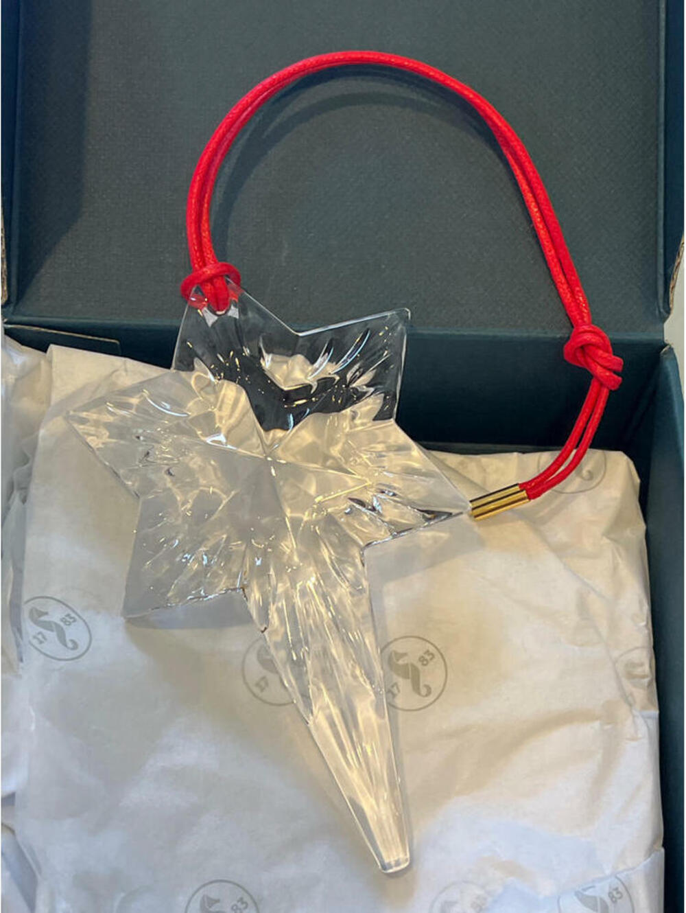 waterford shining star Ornament, 1087183. new crystal in box